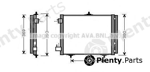  AVA QUALITY COOLING part PE5295D Condenser, air conditioning