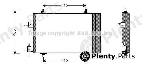  AVA QUALITY COOLING part PEA5193D Condenser, air conditioning