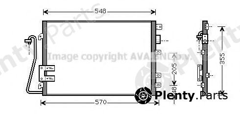 AVA QUALITY COOLING part RTA5340D Condenser, air conditioning
