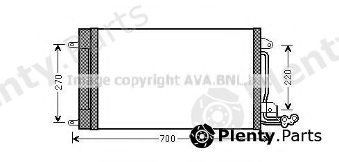  AVA QUALITY COOLING part STA5038D Condenser, air conditioning