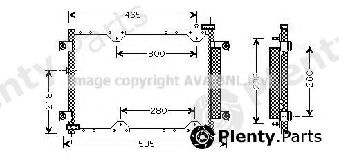 AVA QUALITY COOLING part SZ5075D Condenser, air conditioning