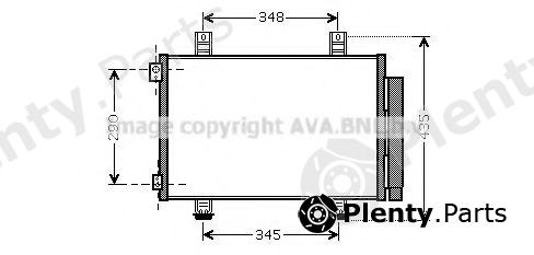  AVA QUALITY COOLING part SZ5116D Condenser, air conditioning