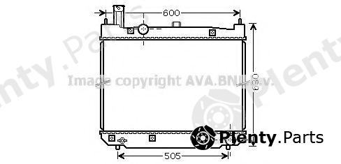  AVA QUALITY COOLING part TO2471 Radiator, engine cooling