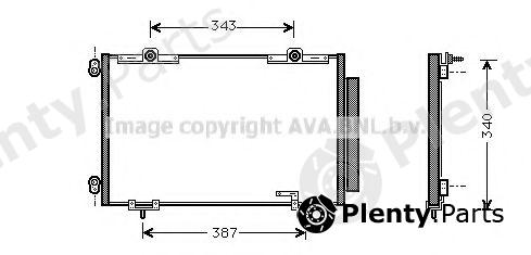  AVA QUALITY COOLING part TO5266D Condenser, air conditioning