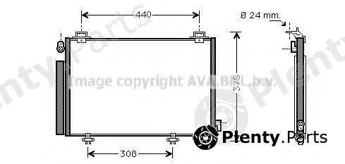  AVA QUALITY COOLING part TO5382D Condenser, air conditioning