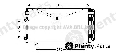  AVA QUALITY COOLING part TO5383D Condenser, air conditioning