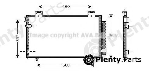  AVA QUALITY COOLING part TO5392D Condenser, air conditioning