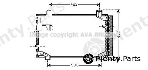  AVA QUALITY COOLING part TO5394D Condenser, air conditioning