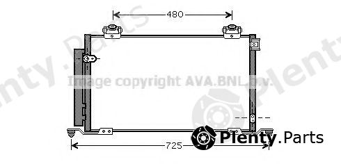  AVA QUALITY COOLING part TO5412D Condenser, air conditioning