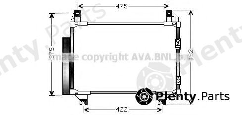  AVA QUALITY COOLING part TO5413D Condenser, air conditioning