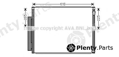  AVA QUALITY COOLING part TO5634D Condenser, air conditioning