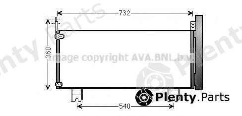  AVA QUALITY COOLING part TO5660D Condenser, air conditioning