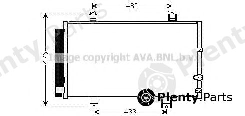  AVA QUALITY COOLING part TO5662D Condenser, air conditioning