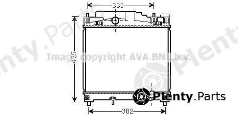  AVA QUALITY COOLING part TOA2502 Radiator, engine cooling