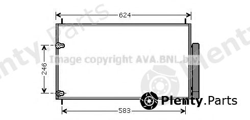  AVA QUALITY COOLING part TOA5405D Condenser, air conditioning