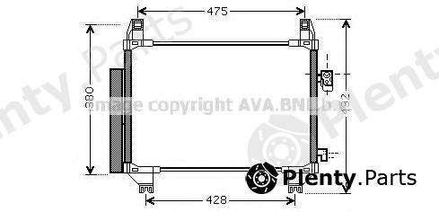  AVA QUALITY COOLING part TOA5407D Condenser, air conditioning
