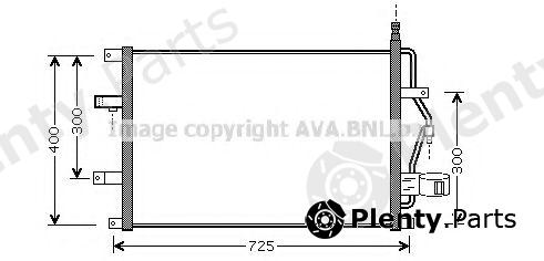  AVA QUALITY COOLING part VO5107D Condenser, air conditioning