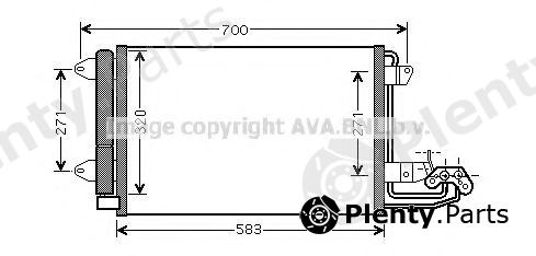  AVA QUALITY COOLING part VW5209D Condenser, air conditioning