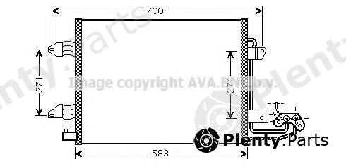  AVA QUALITY COOLING part VW5211D Condenser, air conditioning