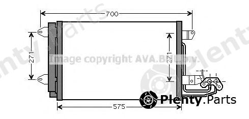  AVA QUALITY COOLING part VW5269D Condenser, air conditioning
