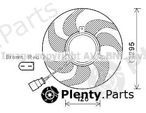  AVA QUALITY COOLING part VW7535 Fan, radiator