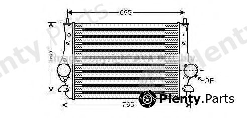  AVA QUALITY COOLING part VWA4251 Intercooler, charger
