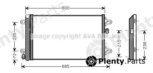  AVA QUALITY COOLING part VWA5183D Condenser, air conditioning