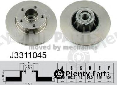  NIPPARTS part J3311045 Brake Disc
