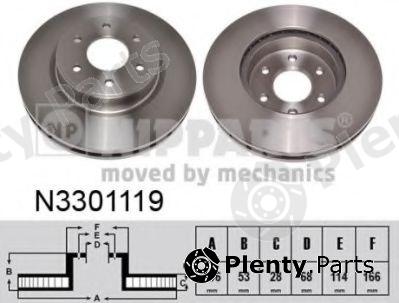  NIPPARTS part N3301119 Brake Disc