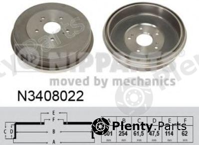  NIPPARTS part N3408022 Brake Drum