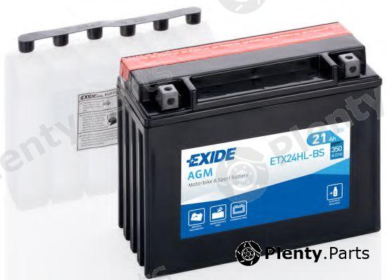  EXIDE part ETX24HL-BS (ETX24HLBS) Starter Battery