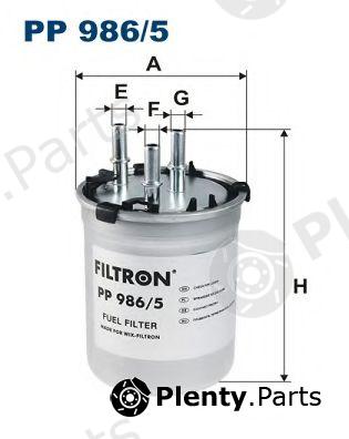  FILTRON part PP986/5 (PP9865) Fuel filter