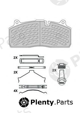  BERAL part 2927430004104424 Brake Pad Set, disc brake