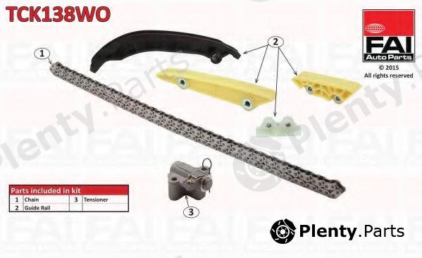  FAI AutoParts part TCK138WO Timing Chain Kit