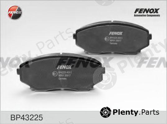  FENOX part BP43225 Brake Pad Set, disc brake