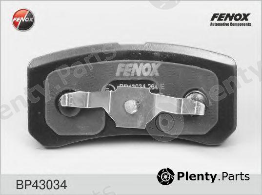  FENOX part BP43034 Brake Pad Set, disc brake
