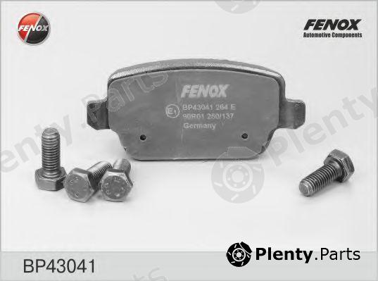  FENOX part BP43041 Brake Pad Set, disc brake