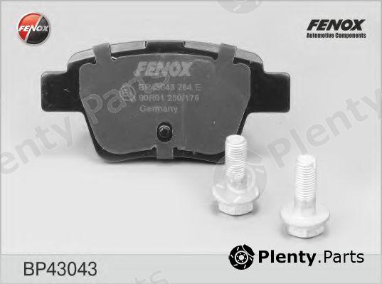  FENOX part BP43043 Brake Pad Set, disc brake