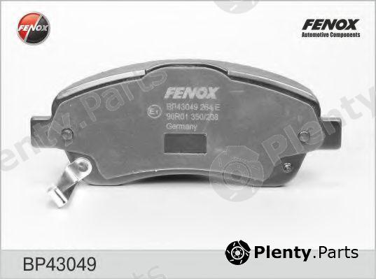  FENOX part BP43049 Brake Pad Set, disc brake