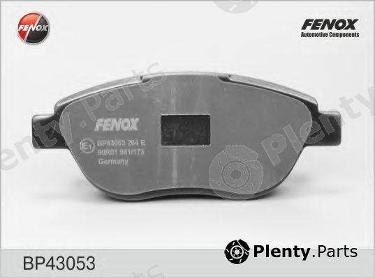  FENOX part BP43053 Brake Pad Set, disc brake