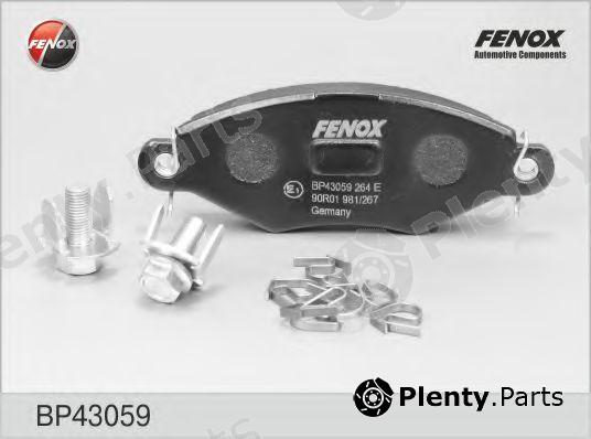 FENOX part BP43059 Brake Pad Set, disc brake