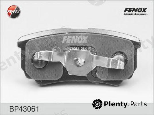  FENOX part BP43061 Brake Pad Set, disc brake