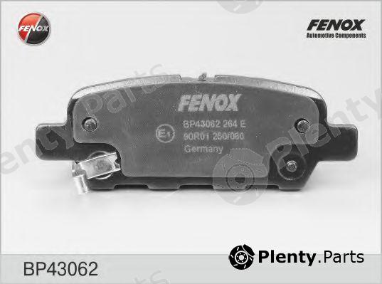  FENOX part BP43062 Brake Pad Set, disc brake