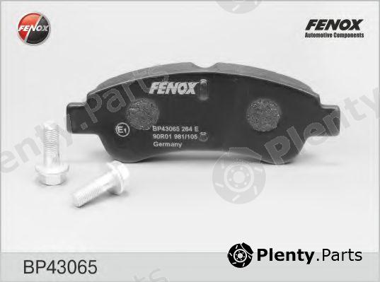  FENOX part BP43065 Brake Pad Set, disc brake