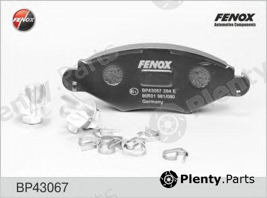  FENOX part BP43067 Brake Pad Set, disc brake