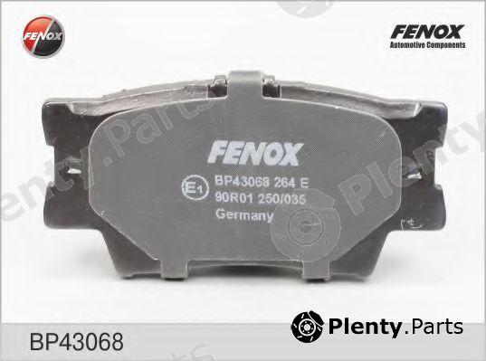  FENOX part BP43068 Brake Pad Set, disc brake