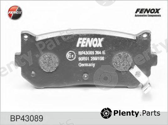  FENOX part BP43089 Brake Pad Set, disc brake