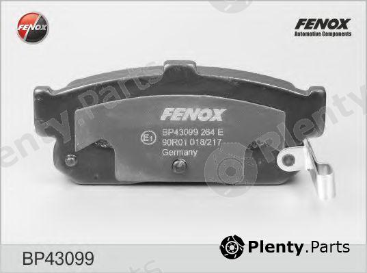  FENOX part BP43099 Brake Pad Set, disc brake