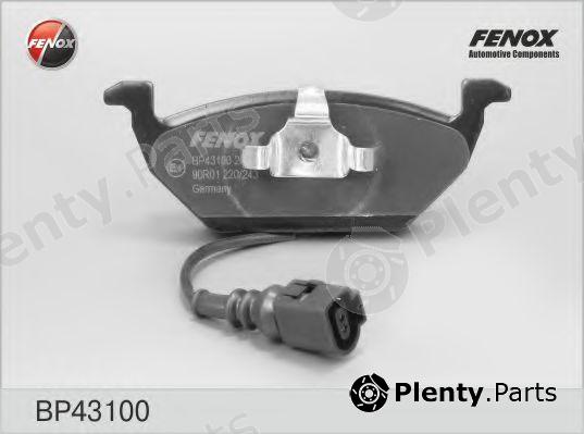  FENOX part BP43100 Brake Pad Set, disc brake