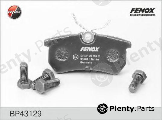  FENOX part BP43129 Brake Pad Set, disc brake